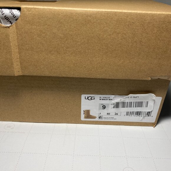 UGG Womens Bailey Bow II Winter Boots - Chestnut Size 9 & 10 - Picture 7 of 8